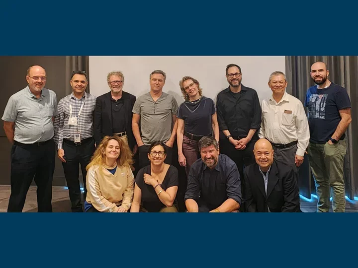 The team at the Translational Outcomes in Neurotrauma Consortium annual meeting in Austin